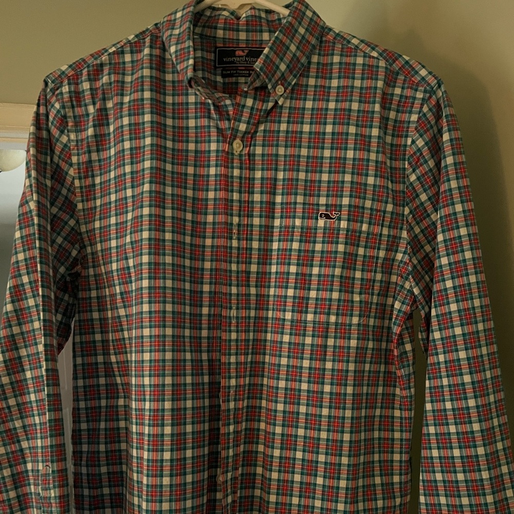 Vineyard Vine long sleeve dress shirt worn once
